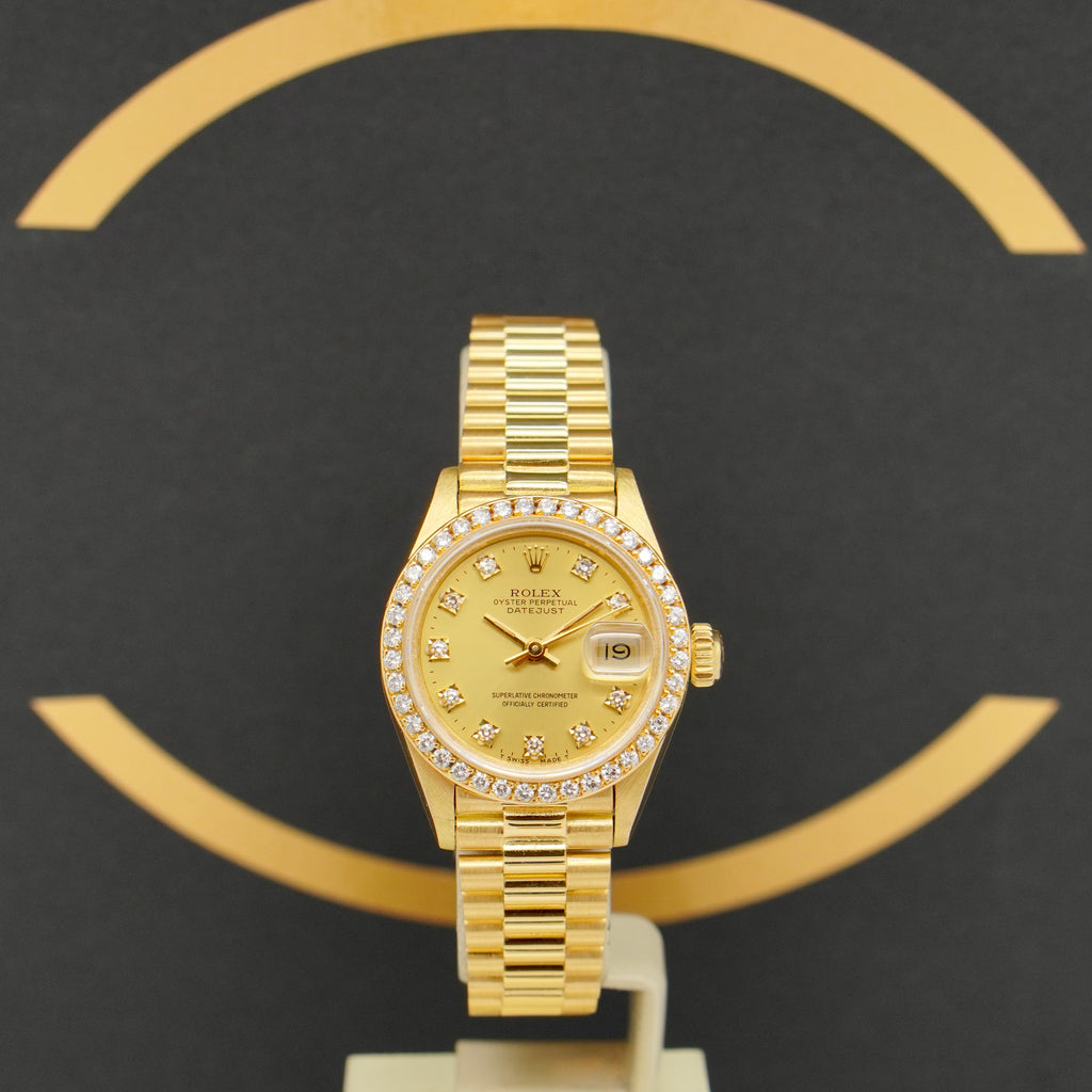 Rolex Lady-Datejust Gold - Ref: 69178 - aus 1984 - Box & Papiere