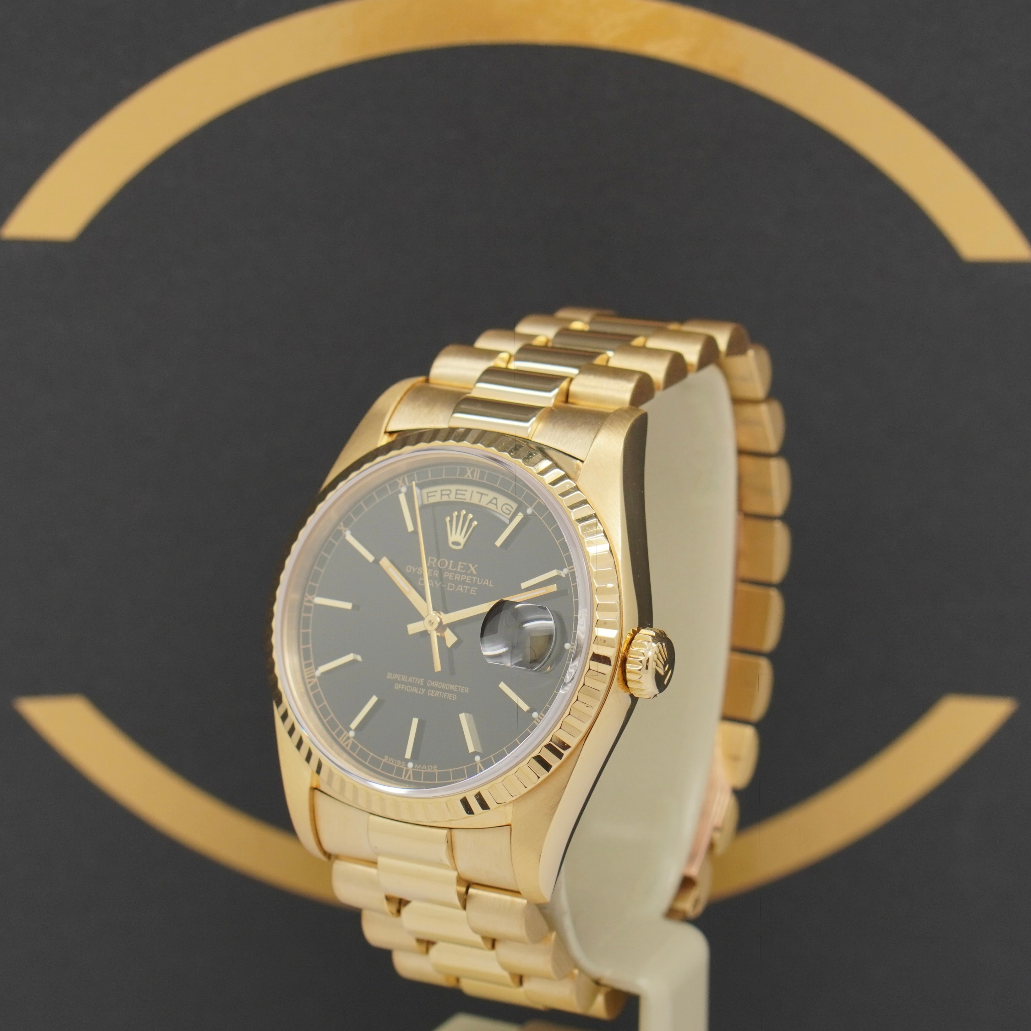 Rolex Day-Date 36 Ref: 18238 - aus 1993 - Box & Papiere - LC 100