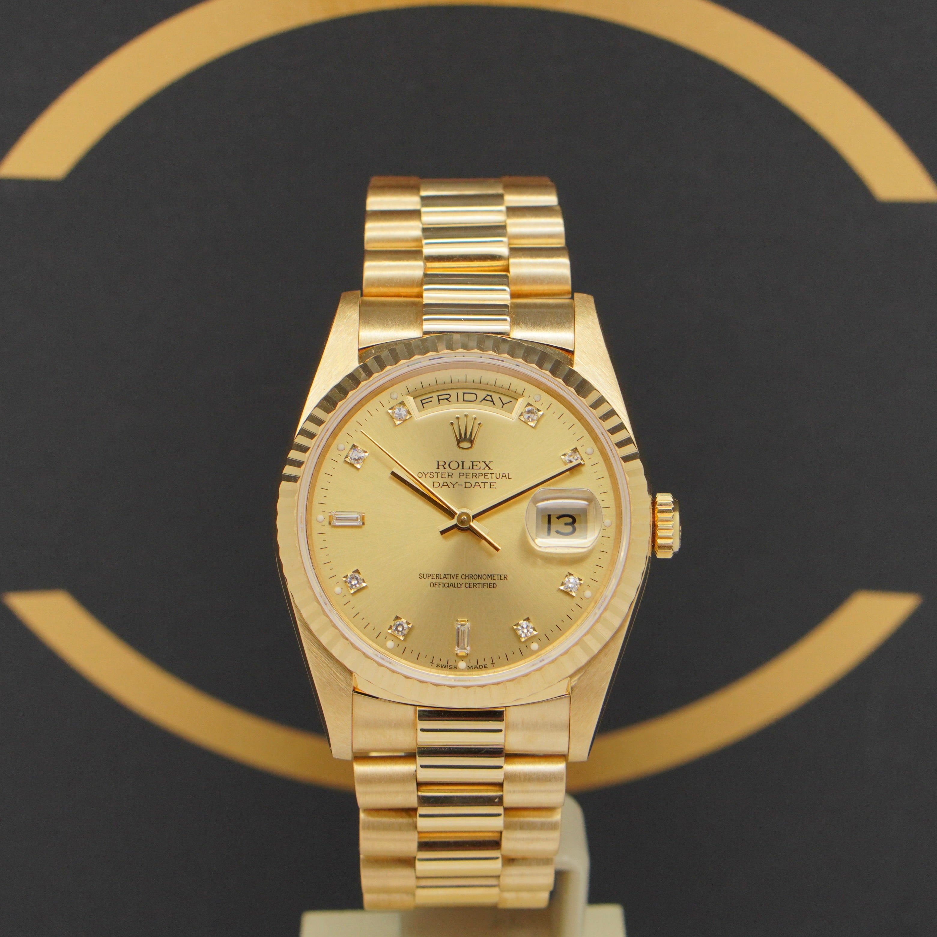 Rolex Day-Date 36 Ref: 18238 - aus 1991 - Box & Papiere