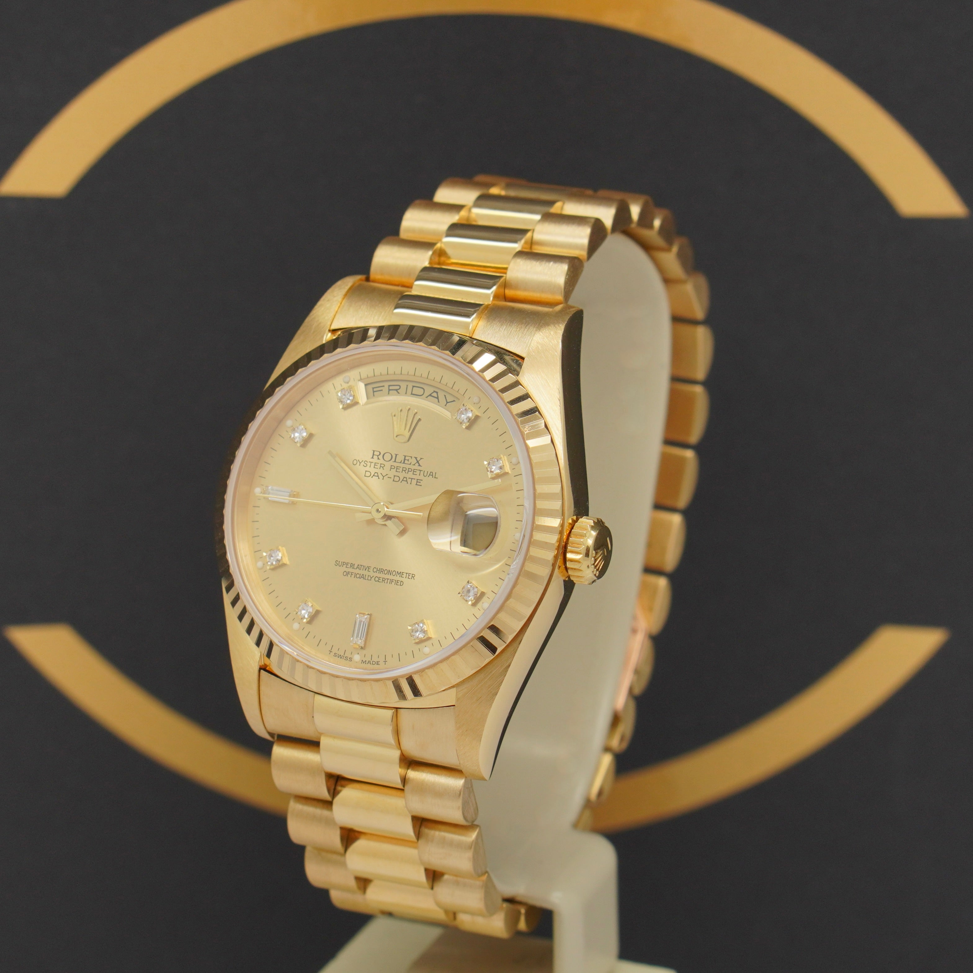 Rolex Day-Date 36 Ref: 18238 - aus 1991 - Box & Papiere