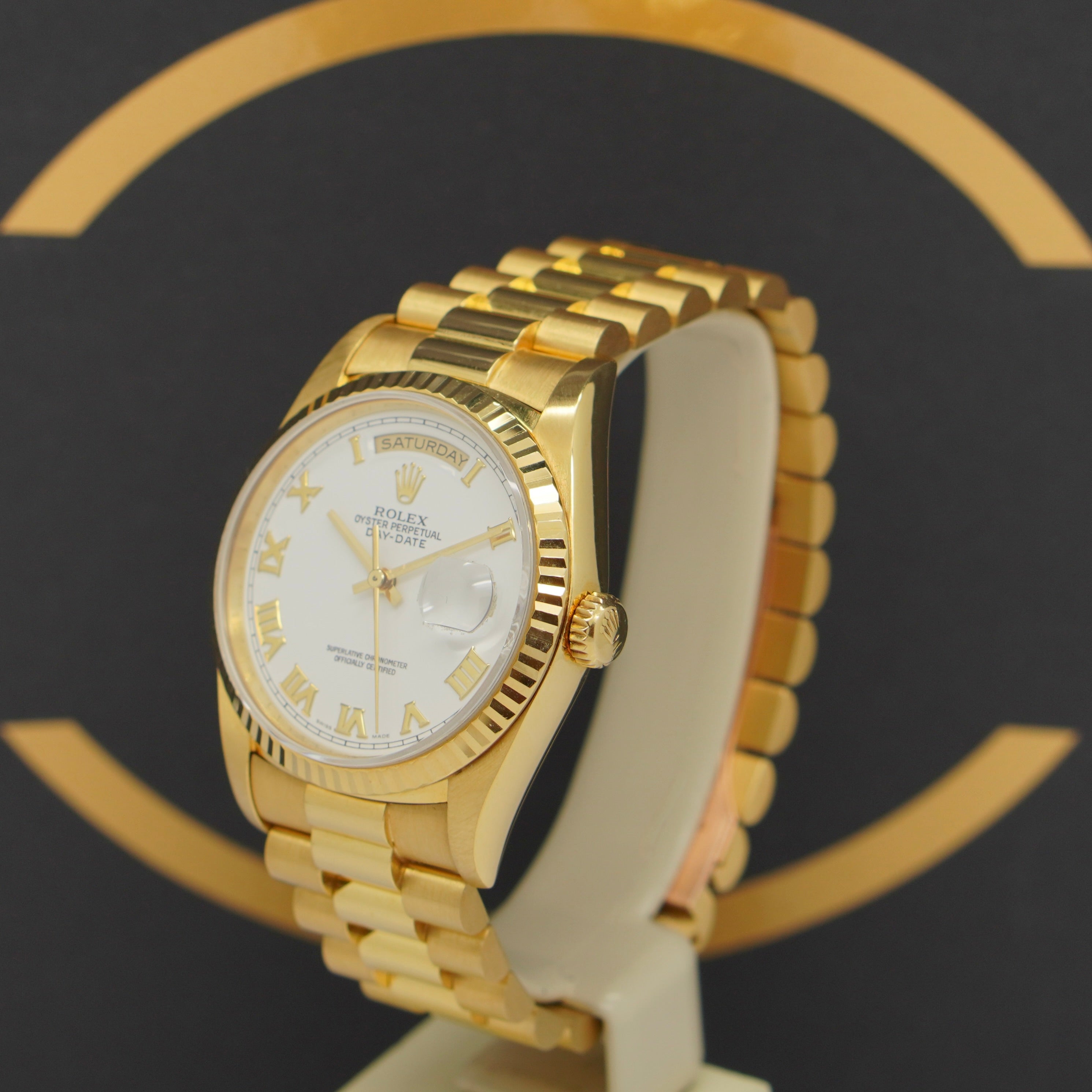 Rolex Day Date 36 - Ref: 18238 - aus 1993 - Rolex Box & Papiere