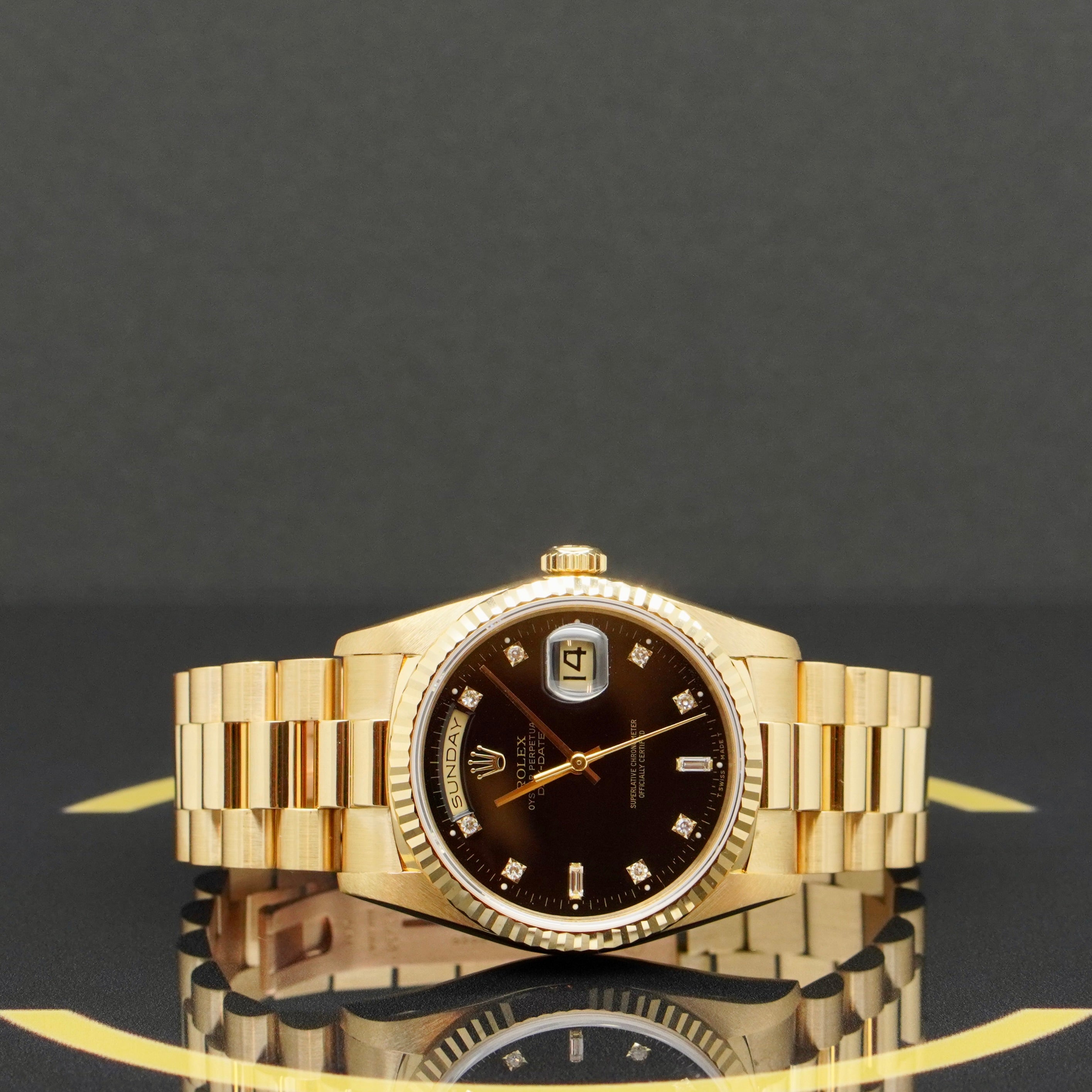 Rolex Day-Date 36 Dia - Ref: 18238 - aus 1991 - Rolex Box & Papiere
