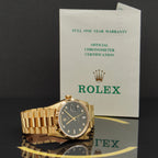 Rolex Day-Date 36 Dia - Ref: 18238 - aus 1991 - Rolex Box & Papiere