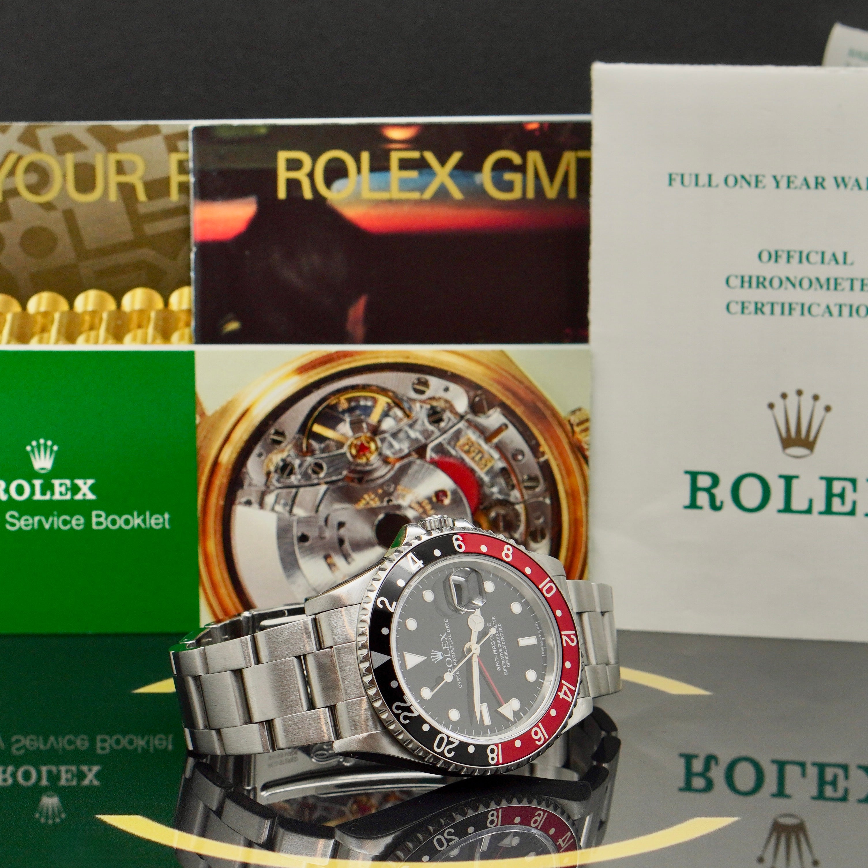 Rolex GMT-Master II "Coke" - Ref: 16710 - aus 1997 - Fullset