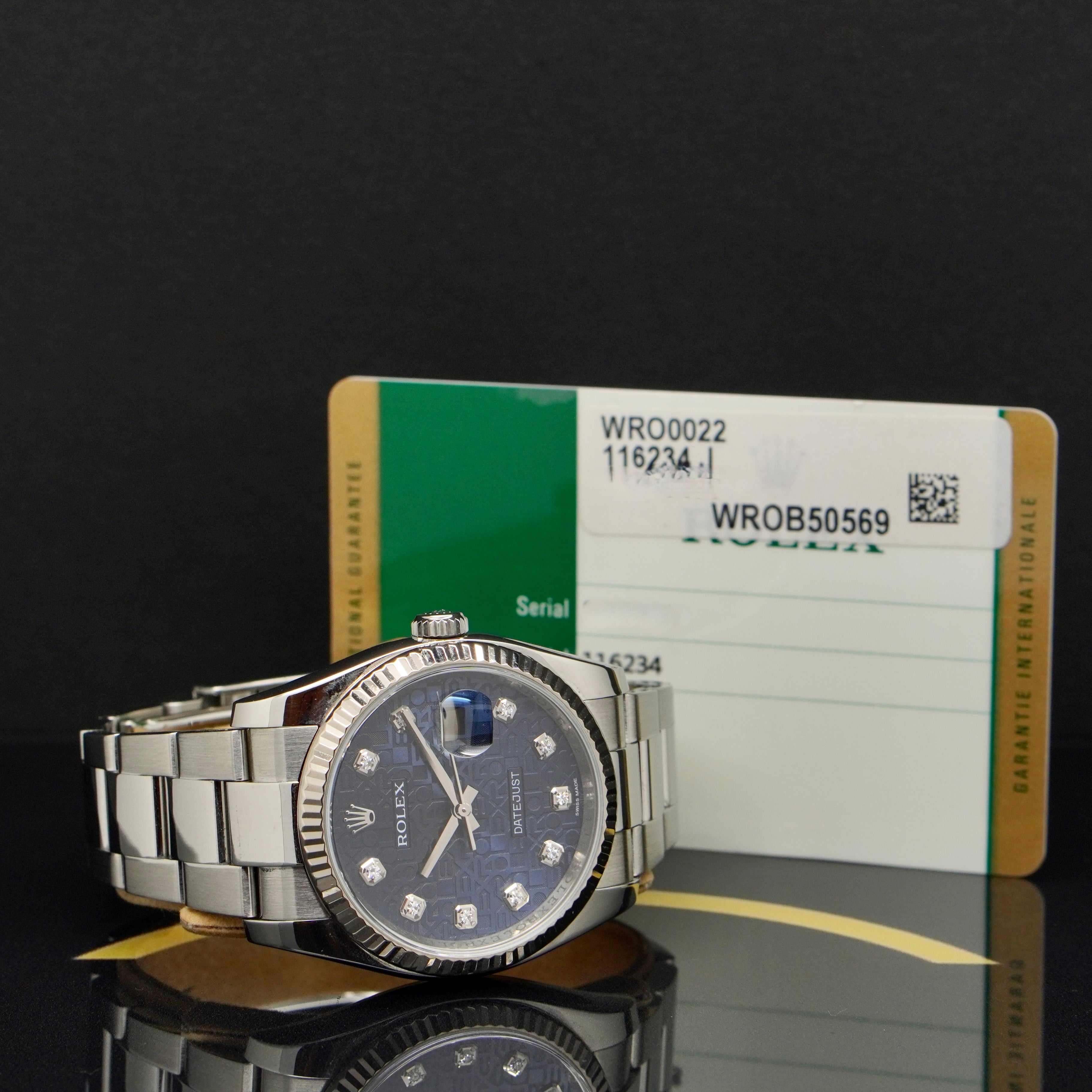 Rolex Datejust 36 Dia - Ref: 116234 - aus 2015 - LC 100 Fullset