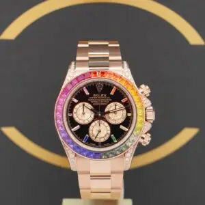 Rolex Daytona Rosegold AM Rainbow - 116505 - aus 2012